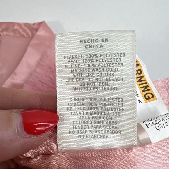 Cloud Island Pink Flamingo Lovey Security Blanket Stuffed Animal Satin Target - Picture 8 of 12